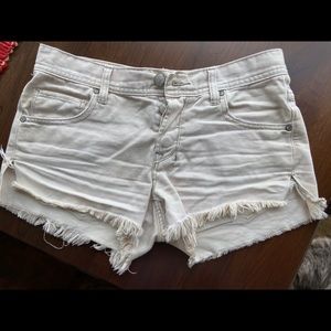 Free people jean shorts